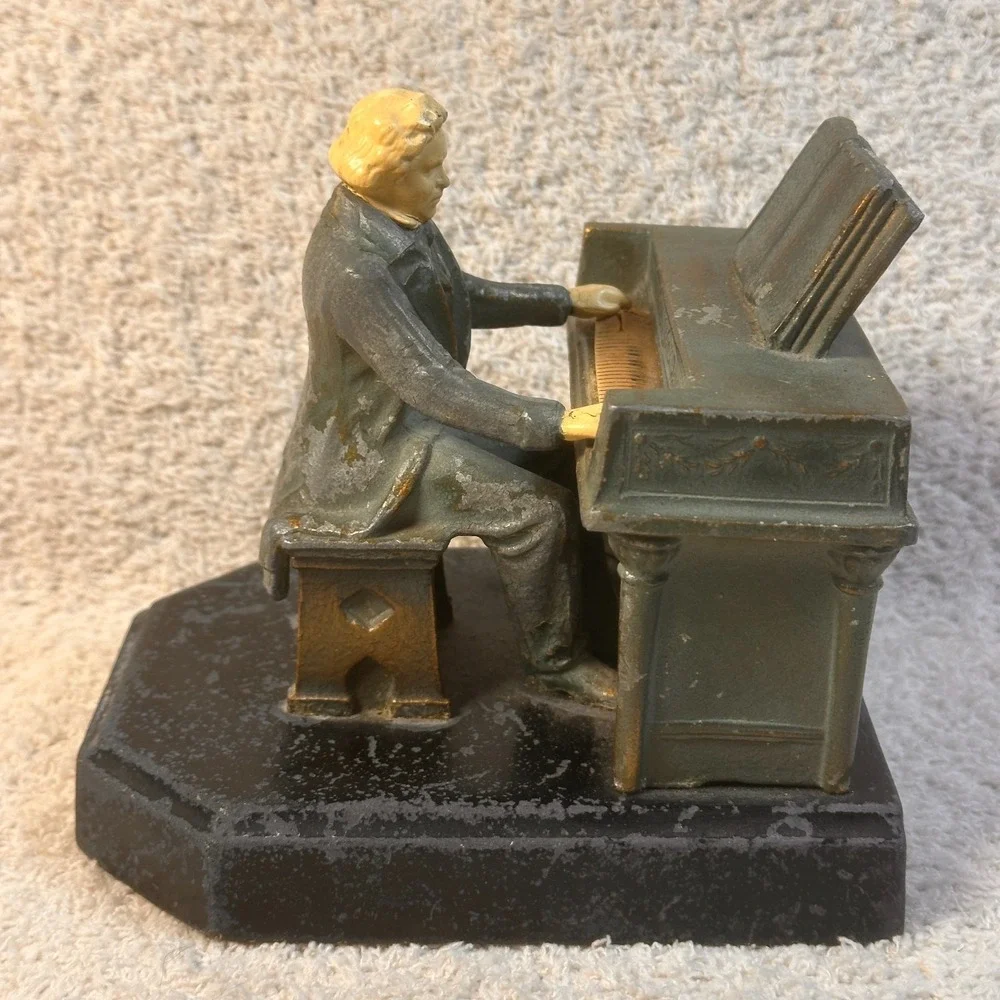 J.B. Hirsch Beethoven‎ Bookend, 1932, Signed